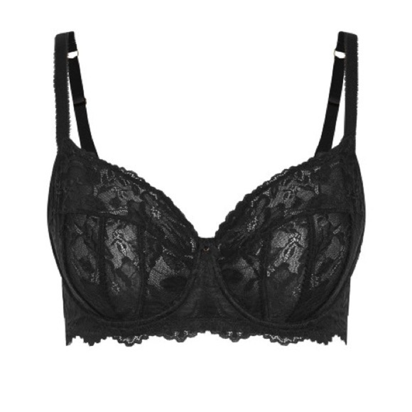 City Chic Lara Underwire Bra - black 40DDD - Picture 3 of 5